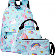 Rucsac pentru copii Unicorn Girl School Rucsac de agrement L