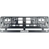Set 2 bucati, suport numar inmatriculare Carbon, IVECO, Autohelix MSA