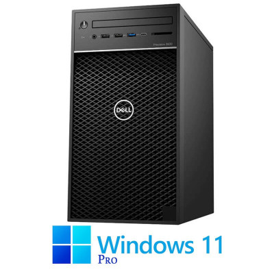 Workstation Dell Precision 3630 MT, Hexa Core i7-8700K, 1TB SSD NOU, Win 11 Pro foto