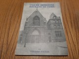 L`EGLISE ORTHODOXE ROUMAINE DE PARIS - Veniamin Pocitan - 1937, 75 p.