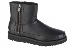 Cizme de iarna UGG Deconstructed Mini Zip 1123571-BLK negru foto