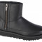 Cizme de iarna UGG Deconstructed Mini Zip 1123571-BLK negru