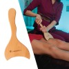 Spatula Masaj Anticelulitic inSPORTline Baqshee 200 FitLine Training, lemn fag, maderoterapie, drenaj limfatic, tonifiere, netezire piele