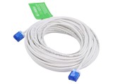 Cablu Patch Cord LOGILINK RJ45 U/UTP Cat 6a, 15m, alb, ecranat, litat