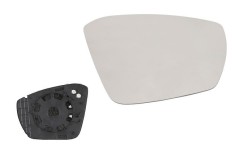 Geam oglinda exterioara cu suport fixare VW T-CROSS 01.2019-, T-ROC 09.2017-; Skoda Octavia 3 (5e), 01.2013-09.2020, Dreapta, incalzita; geam convex;
