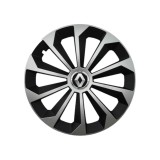 Set 4 Capace Roti 16 inchi (R16) Fame Gri-Negru, Compatibile Cu Renault