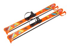 Schiuri din plastic pentru copii, (9260) Technok, 90 cm, portocaliu