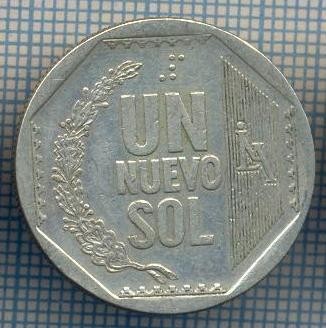 AX 1215 MONEDA - PERU - 1 NUEVO SOL -ANUL 2000 -STAREA CARE SE VEDE foto