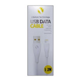Cumpara ieftin Cablu de Date iPhone, Lightning, 1.2m, USB 2.0, Calitate Premium, Alb