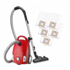 Aspirator Trisa Classic Clean, 650 W, roti cauciucate, 230 V, 5 saci inclusi foto