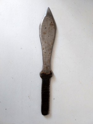 Varf de lance / pumnal. metal fier, varf ascutit, 27.5cm lungime foto