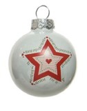 Cumpara ieftin Glob decorativ - Bauble Winter White - Star - Alb / Stea | Kaemingk