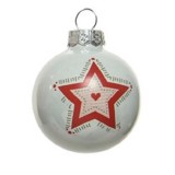Glob decorativ - Bauble Winter White - Star - Alb / Stea | Kaemingk