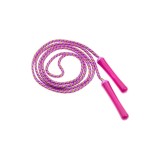Coarda de sarit pentru copii cu manere din plastic roz,