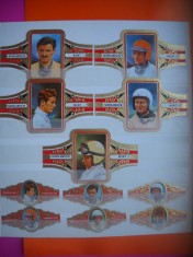 HOPCT LOT NR 18 - PILOTI DE FORMULA 1 / AUTOMOBILISM -11 BUC-ETICHETE VECHI DE TRABUCURI -COLECTIE DE LUX-
