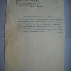 HOPCT DOCUMENT VECHI 352 MINISTERUL INDUSTRIEI COMERT EXTERIOR /BUCURESTI 1936