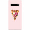 Husa silicon pentru Samsung Galaxy S10 Plus, Flower Pizza