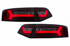 Stopuri Full LED compatibil cu Audi A6 C6 Sedan (2008-2011) Facelift Design Semnalizare Secventiala foto