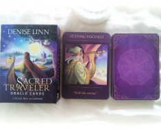 Sacred Traveler Oracle-CARTI ORACOL/TAROT ORIGINALE ENG/SIGILAT-LIVRARE IMEDIAT- foto