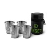 Set de păhărele inox Delphin RESET 4v1