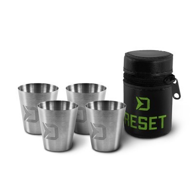 Set de păhărele inox Delphin RESET 4v1