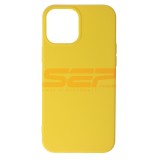 Husa TPU Matte Galbena pentru Apple iPhone 12 Pro Max