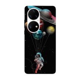 Husa compatibila cu Huawei P50 Pro model Space walk, Silicon, TPU, Viceversa, Transparent, Carcasa