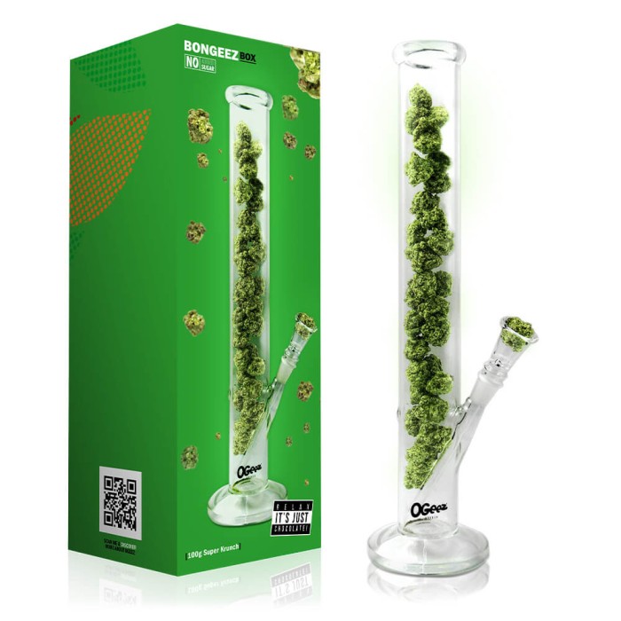 Bong cu ciocolata mugure, OGeez, 35cm