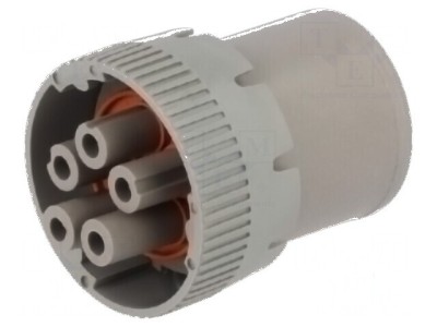Conector circular mufă mamă HD10 cu cablu PIN 5, temperatură 55&amp;divide;125&amp;deg;C foto