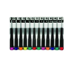 Trusa surubelnite multifunctionale de electronica 12 piese - Multicolor