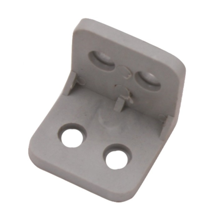 Coltar din plastic pentru sustinere blat, gri, 26 x 26 x 26 mm, 500 buc / set