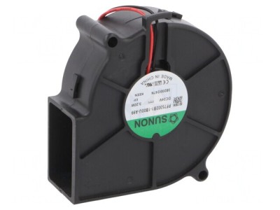 Ventilator DC 24V 75x75x30mm 26,34m3/h 42dBA foto