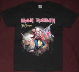 Tricou Iron Maiden -Somewhere Back in Time S,M ,Trooper S M L XL ,Killers S,XL, Negru