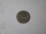 Maroc 1/2 Dirham 1313(1896) monedă argint monetăria Paris-Sultan Hasan I, Africa