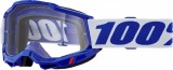 Ochelari cross/atv 100% Accuri OTG Blue, lentila transparenta, culoare rama alba... Cod Produs: MX_NEW 26013519PE