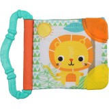 Bright Starts Teether &amp; Rattle jucărie pentru dentiție 3m+ Lion 1 buc