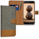 Husa pentru Samsung Galaxy A5 (2017), Textil, Gri, 40709.19, Kwmobile