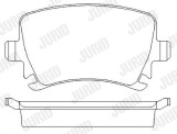 JURID 573158J set placute frana,frana disc