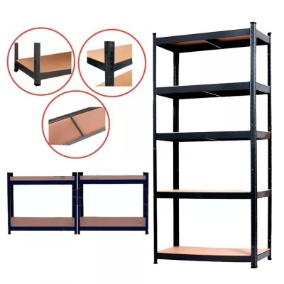 Raft rezistent 180x90x40 cm 175 kg negru foto