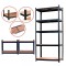 Raft rezistent 180x90x40 cm 175 kg negru