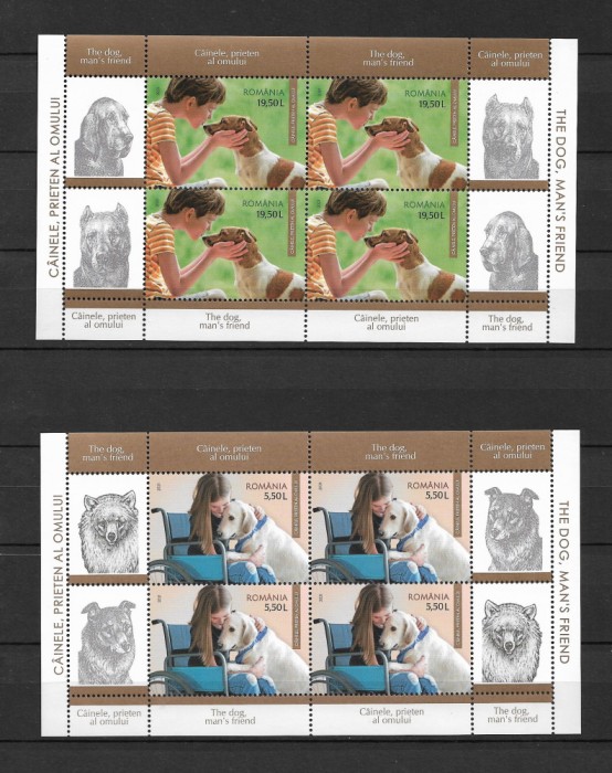ROMANIA 2021 - CAINELE, PRIETEN AL OMULUI, MINICOLI, MNH - LP 2327