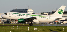 Macheta avion AIRBUS A319-100 GERMANIA LIMOX Wings foto