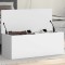 vidaXL Cutie de depozitare, alb, 90x35x35 cm, lemn prelucrat 840681