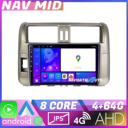 Navigatie Toyota Prado 2010 2013 KIT 347 EDOTEC-LITE Android Ecran 720P Octa Core 4 64 Carplay CarStore Technology