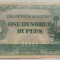 Bancnota OCUPATIE JAPONEZA IN BURMA - 100 RUPII, anul 1944 *cod 136 = A.UNC!