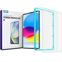Set 2 Folii de protectie ESR TempeRosu pentru Apple iPad 10.9 10/2022 Transparent