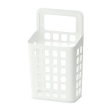 Cos de gunoi, 10 l, 27 x 16 x 46 cm, plastic polipropilenic, Alb