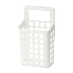 Cos de gunoi, 10 l, 27 x 16 x 46 cm, plastic polipropilenic, Alb