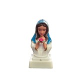 Lumanare Decorativa cu LED, Model Sf&acirc;nta Maria Tereza, 15 cm, Functionare pe