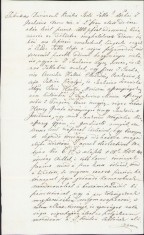 A368 Lot 2 acte olografe, 1845, &icirc;n limba maghiară, Trencsen, Trencin